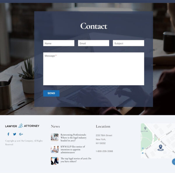Ultra Lawyer footer