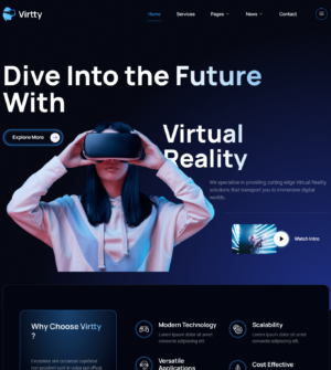 Услуги виртуальной реальности Virtty